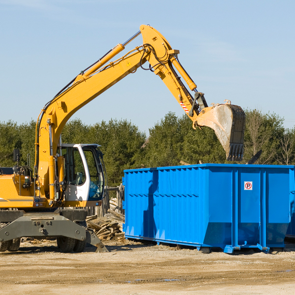 are there any restrictions on where a residential dumpster can be placed in Enetai Washington